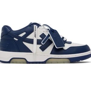 Off-White Blue and White Men's Sneakers